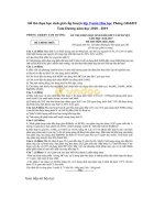 Tải Đề thi chọn học sinh giỏi cấp huyện lớp 9 môn Hóa học Phòng GD&ĐT Tam Dương năm học 2018 - 2019 - Đề thi HSG môn Hóa học lớp 9