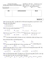 cho tam giác abc  các điểm mn và p lần lượt là trung điểm các cạnh abac và bc đẳng thức nào sau đây đúng