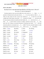 Tải Bài tập tiếng Anh lớp 11 Unit 9: The Post Office có đáp án - Tiếng Anh 11 Unit 9 The post office| Bài tập Unit 9 lớp 11 có đáp án