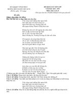 Đề khảo sát Ngữ Văn 12 đầu năm 2019 – 2020 trường Nguyễn Viết Xuân – Vĩnh Phúc - THI247.com