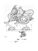 Tải Tranh tô màu hình con rồng cho bé trai - Hình tô màu con rồng