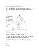 Tải Giải SBT Toán 11 bài 3: Đường thẳng và mặt phẳng song song - Giải SBT Toán lớp 11