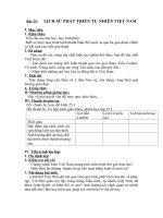 Tải Giáo án Địa lý lớp 8 bài 25: Lịch sử phát triển tự nhiên Việt Nam - Giáo án điện tử môn Địa lý lớp 8