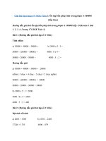 Tải Giải bài tập trang 171 SGK Toán 3: Ôn tập bốn phép tính trong phạm vi 100000 (tiếp theo) - Lời giải bài tập Toán lớp 3