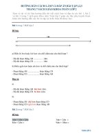 Hướng dẫn cách làm và đáp án bài tập 1,2,3  trang 7 sách giáo khoa Toán lớp 2