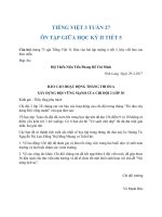 Tiếng Việt 3 tuần 27 Ôn tập giữa học kỳ II tiết 5