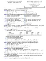 đề thi kết thúc học kì i