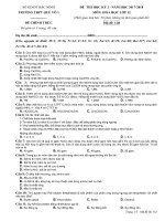 Đề thi học kỳ 2 Hóa học 12 năm 2017 - 2018 trường THPT Quế Võ 1 - Bắc Ninh - THI247.com