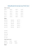 Hướng dẫn giải bài Luyện tập trang 70 SGK Toán 2