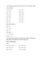 Tải Giải vở bài tập Toán 3 bài 100: Luyện tập Phép trừ các số trong phạm vi 10000 - Giải vở bài tập Toán 3 tập 2