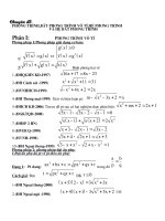 chuyên đề toán thpt  luyện thi chất lượng cao môn toán