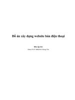 Xây dựng website bán điện thoại di động trực tuyến cho công ty nhật cường mobile 