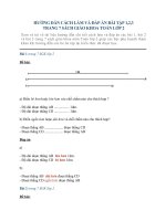 Hướng dẫn cách làm và đáp án bài tập 1,2,3  trang 7 sách giáo khoa Toán lớp 2