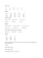 Hướng dẫn giải bài Luyện tập trang 06 SGK Toán 2