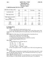 tiết 25 hóa 8  trường ththcs lâm mộng quang