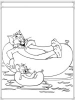Tải Tranh tô màu Tom và Jerry dễ thương cho bé - Bộ hình tô màu Tom và Jerry