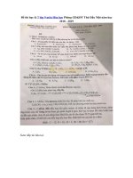 Tải Đề thi học kì 2 lớp 9 môn Hóa học Phòng GD&ĐT Thủ Dầu Một năm học 2018 - 2019 - Đề kiểm tra hk 2 môn Hóa lớp 9