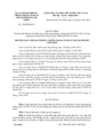 Tải Bộ tiêu chí đánh giá an toàn dịch COVID với giao thông vận tải - HoaTieu.vn