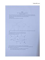 Đề thi kết thúc học kỳ năm học 2019-2020 môn Cấu trúc dữ liệu và giải thuật - ĐH Công nghệ