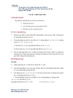 Vấn đề 1: Phép tịnh tiến và một số dạng bài tập