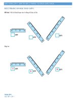 Giải toán lớp 1: Đáp án bài 2 trang 119 sách giáo khoa