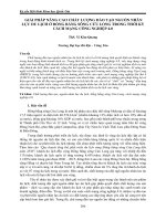Giải pháp nâng cao chất lượng đào tạo nguồn nhân lực du lịch ở Đồng bằng sông Cửu Long trong thời kỳ cách mạng công nghiệp 4.0
