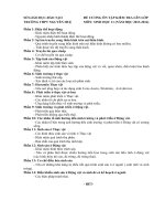 sở giáo dụcđào tạođề cương ôn tập kiểm tra lên lớptrường thpt nguyễn huệmôn sinh học 11 năm học 20132014phần 1 điện thế hoạt động