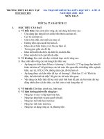 Năm học 2020-2021 Ma trận đề kiểm tra giữa kì 1 Toán 12