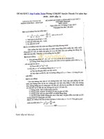 Tải Đề thi KSCL lớp 9 môn Toán Phòng GD&ĐT huyện Thanh Trì năm học 2018 - 2019 (lần 3) - Đề kiểm tra KSCL môn Toán lớp 9