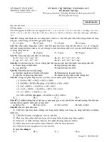 Đề KSCL thi THPT 2020 lần 3 môn Hóa học trường THPT Yên Lạc 2 - Vĩnh Phúc - THI247.com