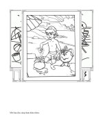 Tải Tranh tô màu chủ đề về biển mùa hè - Bộ hình tô màu chủ đề về biển