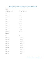 Hướng dẫn giải bài Luyện tập trang 134 SGK Toán 2