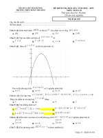 thời gian làm bài 90 phút 50 câu trắc nghiệm