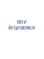 On tap Chuong IV Bat phuong trinh bac nhat mot an
