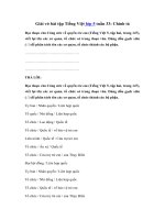 Tải Giải vở bài tập Tiếng Việt lớp 5 tuần 33: Chính tả - Giải sách bài tập Tiếng Việt 5 tuần 33