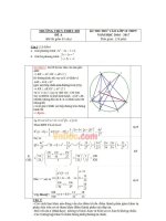 Tải Đề thi thử vào lớp 10 THPT môn Toán trường THCS THCS Thiệu Đô, Thanh Hóa năm 2016 - 2017 - Đề thi vào lớp 10 môn Toán có đáp án