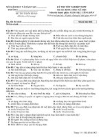 tập hợp bộ các mã đề thi thử tốt nghiệp thpt môn giáo dục công dân kèm ma trận đáp án có thể sử dụng để tổ chức thi thử cho học sinh ngay tại nhà trường hoặc thi theo nhóm