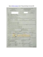 Tải Đáp án đề thi vào lớp 10 môn Tổ hợp tỉnh Hưng Yên năm 2019 - Đề thi vào lớp 10 môn Tổ hợp năm 2019 có đáp án