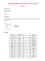 Tài liệu ANH VĂN LỚP 10