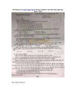 Tải Đề thi học kì 2 lớp 9 môn Vật lý Phòng GD&ĐT Thủ Dầu Một năm học 2018 - 2019 - Đề kiểm tra học kì 2 lớp 9 môn Vật lý