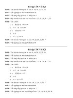 PHIẾU HỌC TẬP SỐ 15.Bai tap UOC VA BOI Mai Xuan Trong