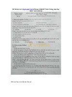 Tải Đề thi học kì 2 lớp 8 môn Vật lý Phòng GD&ĐT Vĩnh Tường năm học 2018 - 2019 (Đề 82) - Đề thi học kì 2 môn Lý lớp 8 năm 2019