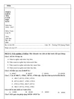 Tải Đề thi học kì 2 môn Toán lớp 3 trường tiểu học Quang Thịnh năm 2016 - 2017 - Đề kiểm tra học kỳ 2 môn Toán lớp 3 theo Thông tư 22