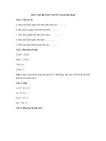 Tải Giải vở bài tập Toán 3 bài 167: Luyện tập chung chương 5 - Giải vở bài tập Toán 3 tập 2