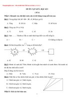 Đề kiểm tra giữa HK1 Toán lớp 2 số 4 năm 2020-2021