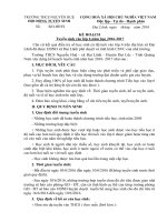 Kế hoạch tuyển sinh vào lớp 6 năm học 2016-2017