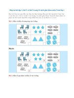 Đáp án bài tập 1, bài 2 và bài 3 trang 16 sách giáo khoa môn Toán lớp 1