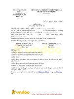 Tải Mẫu biên bản ghi nhận việc rút tố cáo - HoaTieu.vn