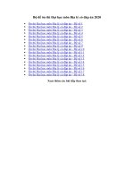 Tải Bộ đề ôn thi Đại học môn Địa lý có đáp án 2020 - 18 đề ôn thi Đại học môn Địa lý