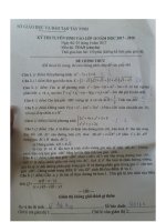 Tải Đề thi tuyển sinh vào lớp 10 môn Toán (chuyên) Sở GD&ĐT Tây Ninh năm học 2017 - 2018 - Đề thi tuyển sinh vào lớp 10 môn Toán